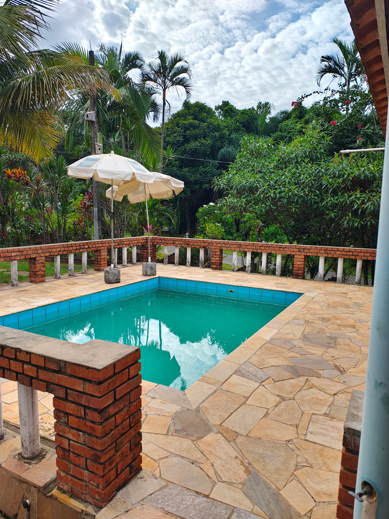 Vista da piscina